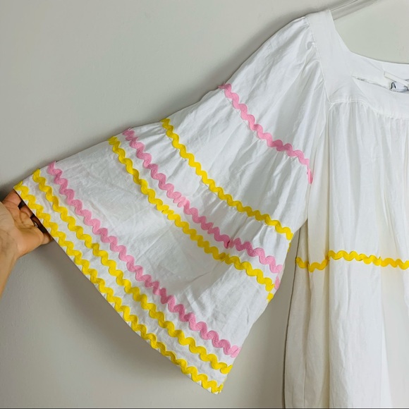 Lisa Marie Fernandez White linen Bell sleeve dress - Picture 5 of 13